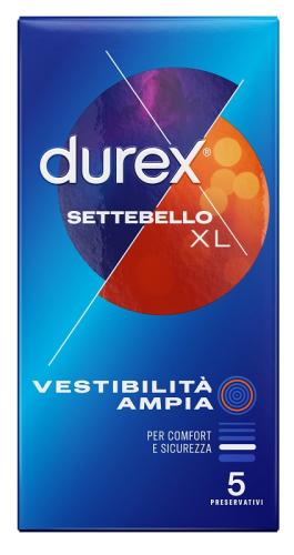 DUREX SETTEBELLO XL 5 Profilattici